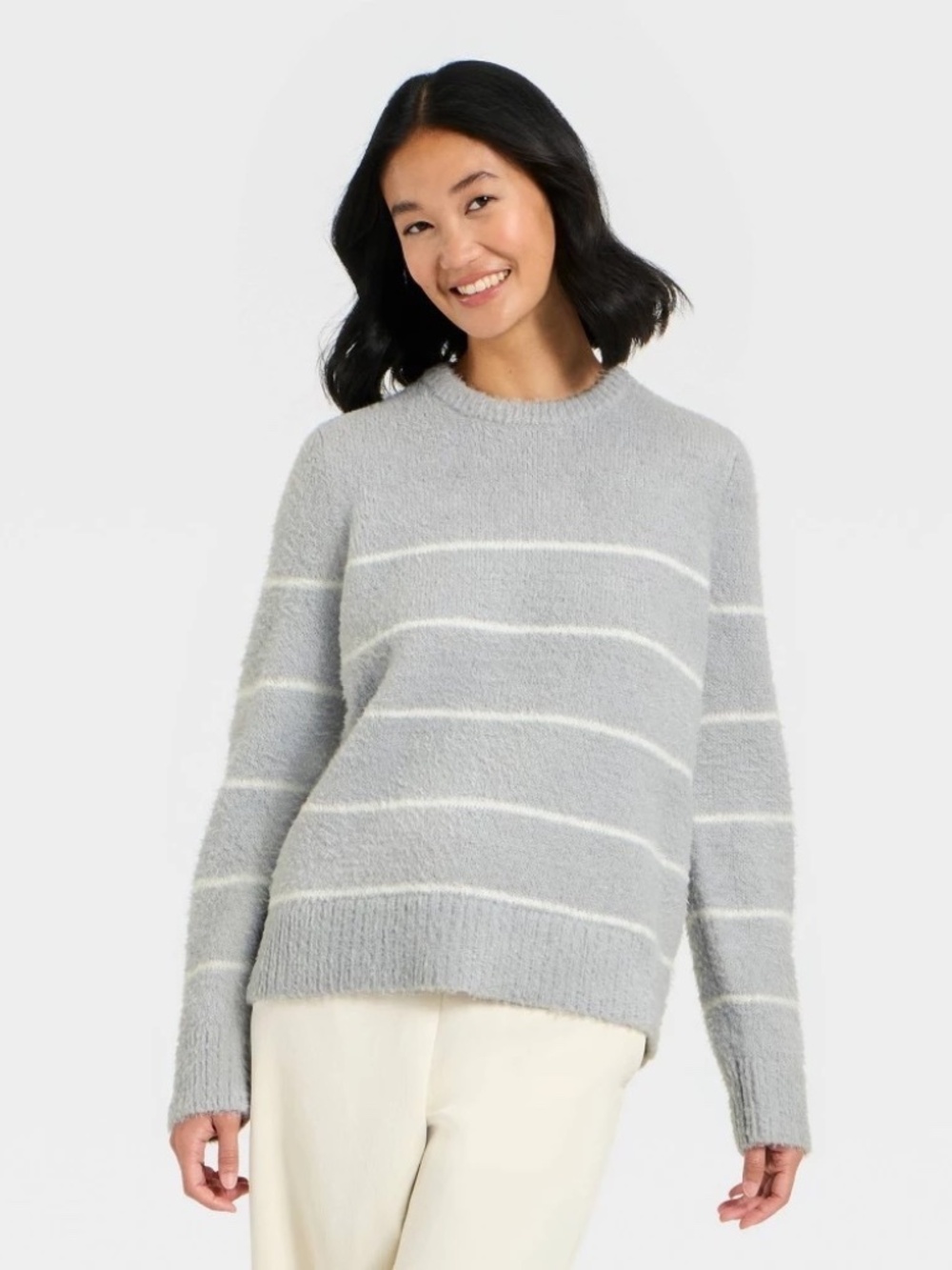 Women's Fuzzy Pullover Sweater